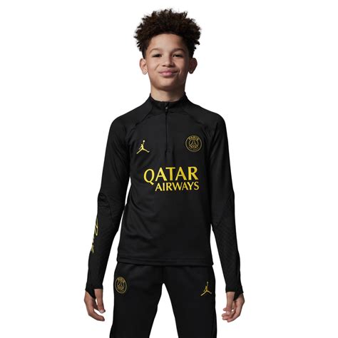 nike paris saint-germain x jordan strike trainingspak 2022-2023 zwart geel|jordan x jersey psg.